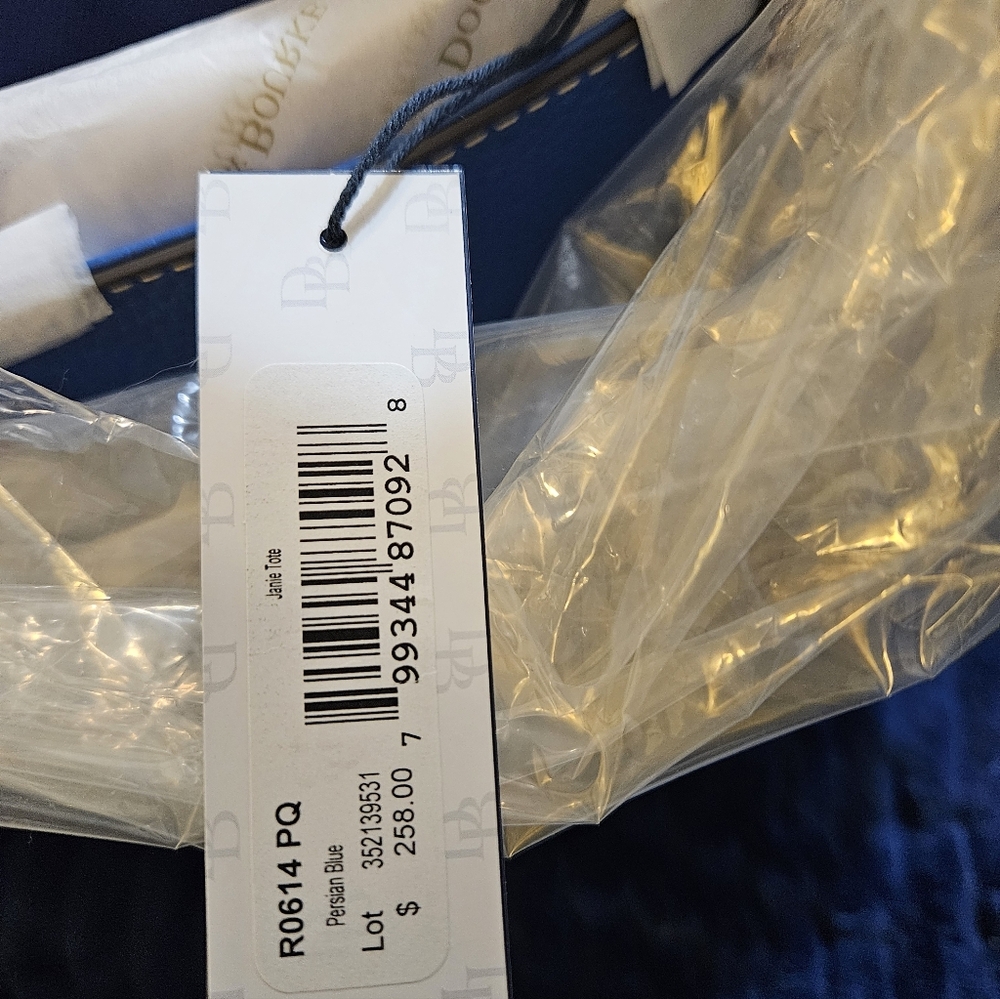 Dooney & Bourke Janie  Persian Blue Tote - Picture 5 of 5